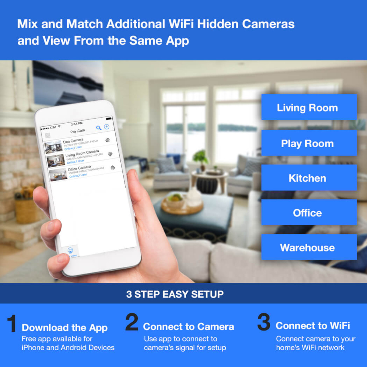 1080P HD WiFi USB Charger Hidden Camera