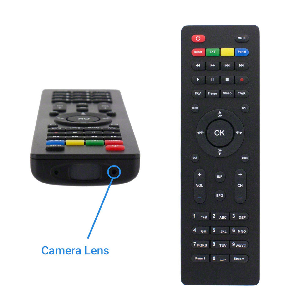 Tv remote deals control spy camera