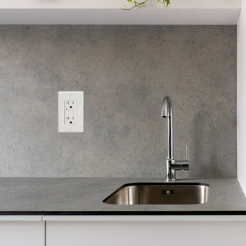 WiFi Outlet Hidden Camera in Kitchen