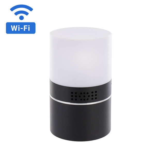 1080P HD WiFi Mini LED Lamp Hidden Camera with Night Vision