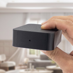 Black Box Hidden Camera in Hand