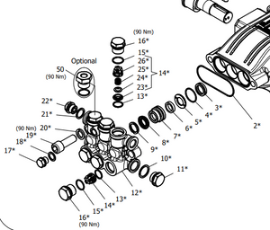 HAWK Seal Kit 16mm 1.905-630.0