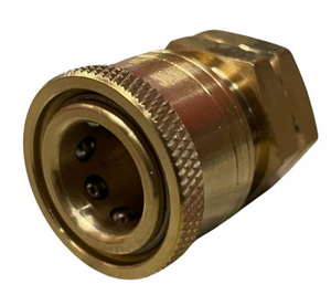 3/8" Brass Quick Connect Coupler 4000psi - 3/8" Npt Female
