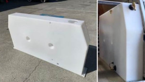 200 Lt Ute Headboard Bare Water Tank 200 Lt Ute Headboard Bare Water Tank