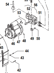 Comet Burner Motor KF Steel 1831 0555
