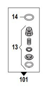Comet Valve Kit RW 18mm