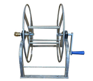 Galvanised Single Wide HP Hose Reel 3/8" x 80M capacity Galvanised Single Wide HP Hose Reel 3/8" x 80M capacity