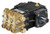 2200 PSI - 15.4 LPM COMET High Pressure Triplex Pump – FW2 Series – Solid, 24 mm Shaft