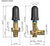 PA Unloader Valve Pulsar 4 -3/8″ NPT + EZ + Knob