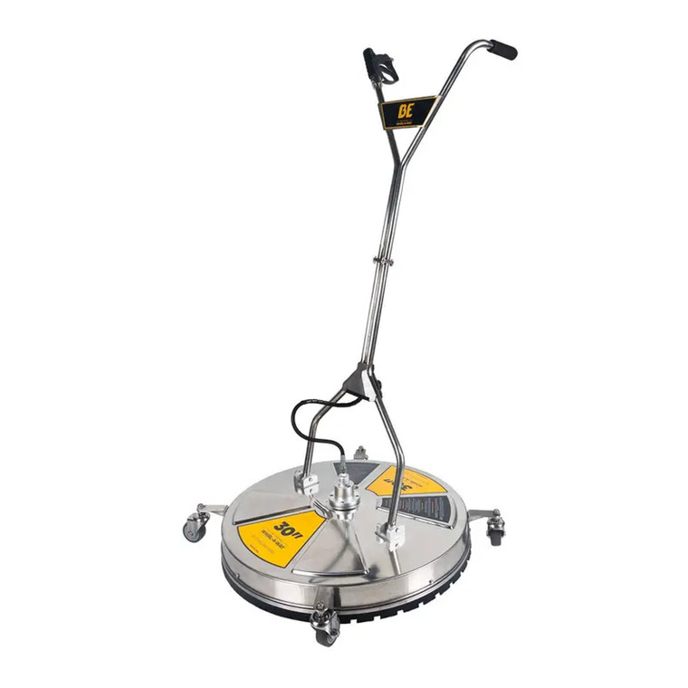 30" Surface Cleaner for Water Blaster - Stainless w/wheels