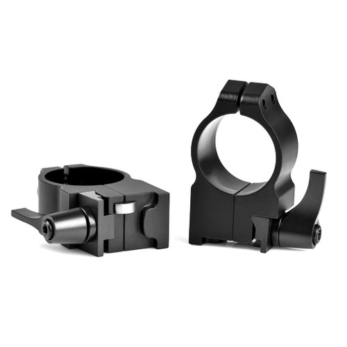2RLM Warne 1 inch Ruger, QD, High Matte Rings