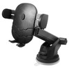 Smartphone Car Windshield Dash Mount with Retractable Arm - Black