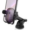 Smartphone Car Windshield Dash Mount with Retractable Arm - Black