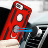 Armor Ring Finger Loop Hybrid Case for iPhone 8 Plus / 7 Plus / 6S Plus / 6 Plus - Red