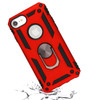 Armor Ring Finger Loop Hybrid Case for iPhone SE (3rd gen & 2nd gen) and iPhone 8/7/6S/6 - Red