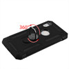 Armor Ring Finger Loop Hybrid Case for iPhone XR - Black
