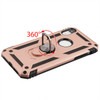 Armor Ring Finger Loop Hybrid Case for iPhone XR - Rose Gold