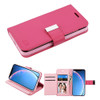 Xtra Series Essential Leather Wallet Stand Case for iPhone 11 - Hot Pink