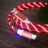 Flowing LED Lights USB-C (Type-C) Charge and Sync Cable - Pink