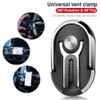 3-IN-1 360 Degree Rotating Ring Holder / Stand / Air Vent Mount - Black