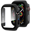 Defense Case with Integrated Tempered Glass Screen Protector for Apple Watch 44mm Series SE / 6 / 5 / 4 - Black