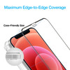 3-Pack Full Coverage Premium 2.5D Round Edge HD Tempered Glass Screen Protector for iPhone 12 / iPhone 12 Pro
