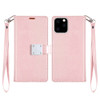 Xtra Series Essential Leather Wallet Stand Case for iPhone 12 / iPhone 12 Pro - Rose Gold
