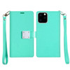 Xtra Series Essential Leather Wallet Stand Case for iPhone 12 / iPhone 12 Pro - Teal
