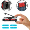 Kinetic Hybrid Armor Case with Belt Clip Holster for iPhone 12 / iPhone 12 Pro - Red