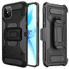 Kinetic Hybrid Armor Case with Belt Clip Holster for iPhone 12 Pro Max - Black