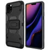 Kinetic Hybrid Armor Case with Belt Clip Holster for iPhone 12 Pro Max - Black