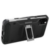 Kinetic Hybrid Armor Case with Belt Clip Holster for iPhone 12 Pro Max - Black