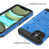 Kinetic Hybrid Armor Case with Belt Clip Holster for iPhone 12 Pro Max - Blue