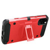 Kinetic Hybrid Armor Case with Belt Clip Holster for iPhone 12 Pro Max - Red