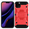 Kinetic Hybrid Armor Case with Belt Clip Holster for iPhone 12 Pro Max - Red