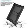 Shockproof Rugged Hybrid Armor Case with Kickstand for iPad 10.2 inch (9th, 8th & 7th Gen) - Black