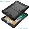 Shockproof Rugged Hybrid Armor Case with Kickstand for iPad 10.2 inch (9th, 8th & 7th Gen) - Black