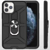 Dynamic Dual Layer Hybrid Case with Ring Stent Finger Loop for iPhone 12 Pro Max - Black