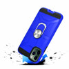 Dynamic Dual Layer Hybrid Case with Ring Stent Finger Loop for iPhone 12 Pro Max - Navy Blue