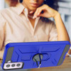 Dynamic Dual Layer Hybrid Case with Ring Stent Finger Loop for Samsung Galaxy S21 Plus 5G - Navy Blue