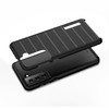 Haptic Dots Texture Anti-Slip Hybrid Armor Case for Samsung Galaxy S21 Plus 5G - Black