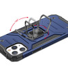 Robust Series Dual Layer Hybrid Case with Ring Stent Finger Loop for iPhone 12 / iPhone 12 Pro - Navy Blue