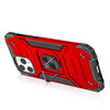 Robust Series Dual Layer Hybrid Case with Ring Stent Finger Loop for iPhone 12 / iPhone 12 Pro - Red