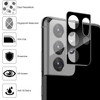 Rear Camera Lens HD Tempered Glass Protector for Samsung Galaxy S21 Ultra - Black