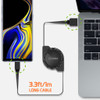 2-Pack Retractable USB-C (Type-C) Charge and Sync Cables