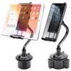 Heavy Duty Tablet and Smartphone Cup Holder Mount with 360 Degree Rotation