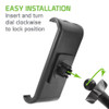 Heavy Duty Tablet and Smartphone Cup Holder Mount with 360 Degree Rotation
