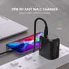 20W PD Power Delivery USB-C Super Speed Wall Charger - Black