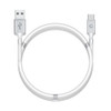 Magnetic Self Winding USB-C (Type-C) Charging and Data Sync Cable - White