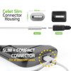 Cellet MFi Certified 2-IN-1 Micro-USB + Lightning Connector Charging and Data Sync Cable - Black